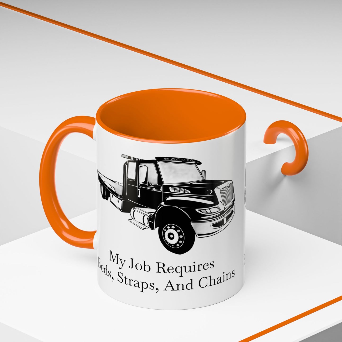 Beds, Straps, And Chains 2-Tone Coffee Mug