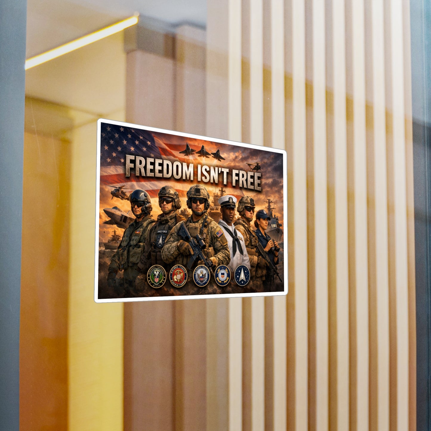 Freedom Isn't Free Vinyl Decal