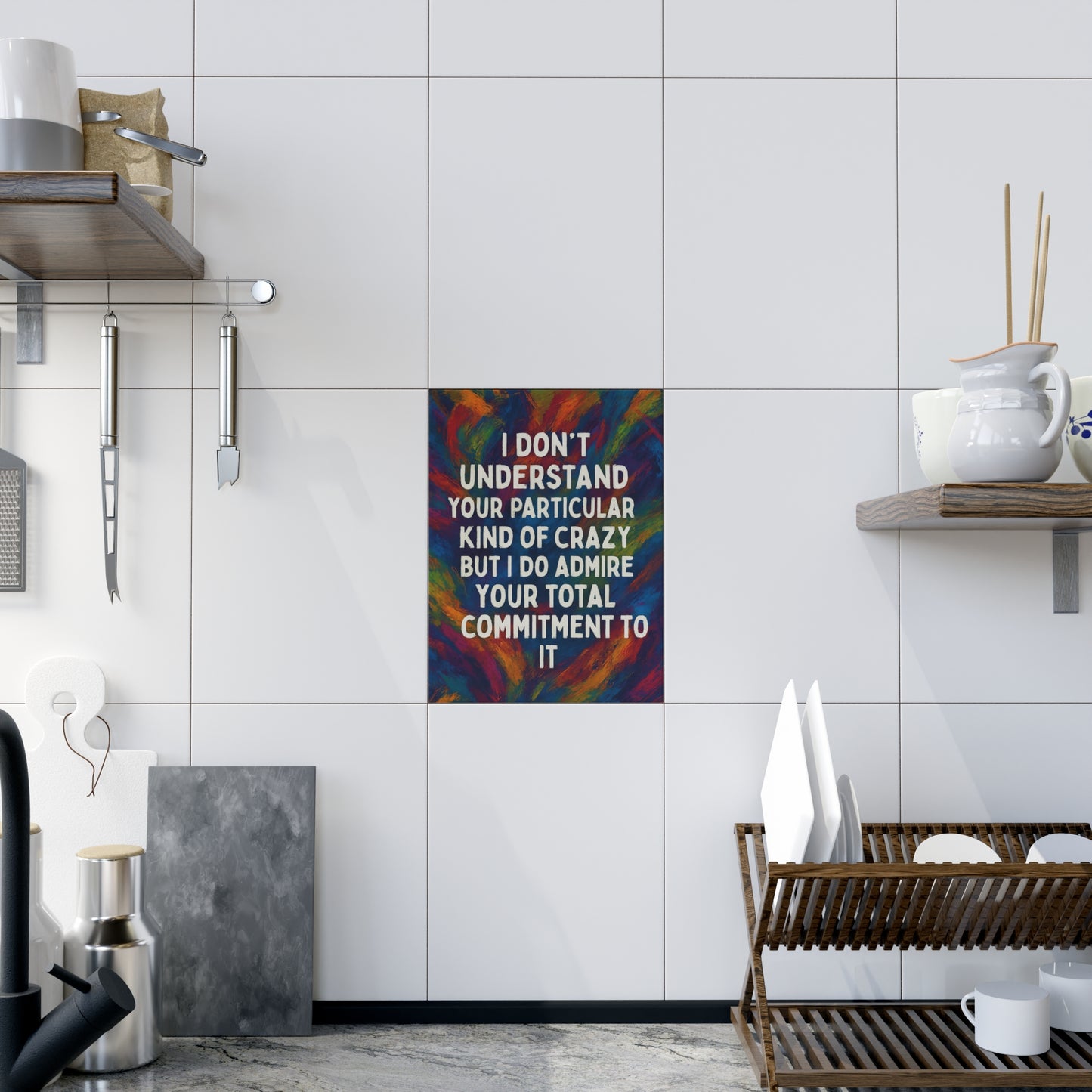 Kind Of Crazy Ceramic Photo Tile