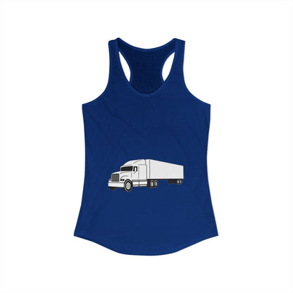 Semi Truck Women's Racerback Tank