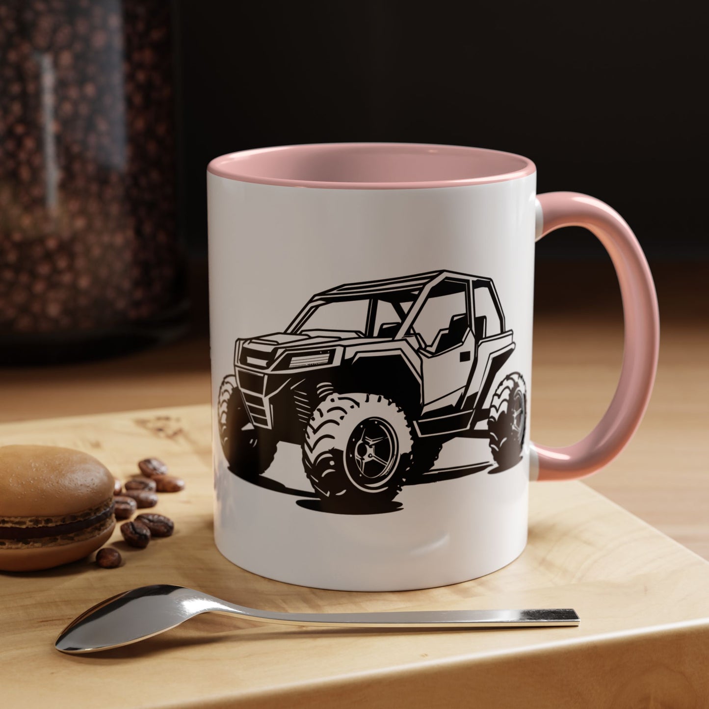 Off The Beaten Path Side By Side 2-Tone Coffee Mug