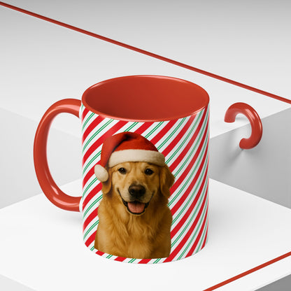 Santa Paws Golden 2-Tone Coffee Mug