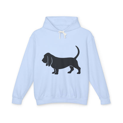 Basset Silhouette Unisex Lightweight Hoodie