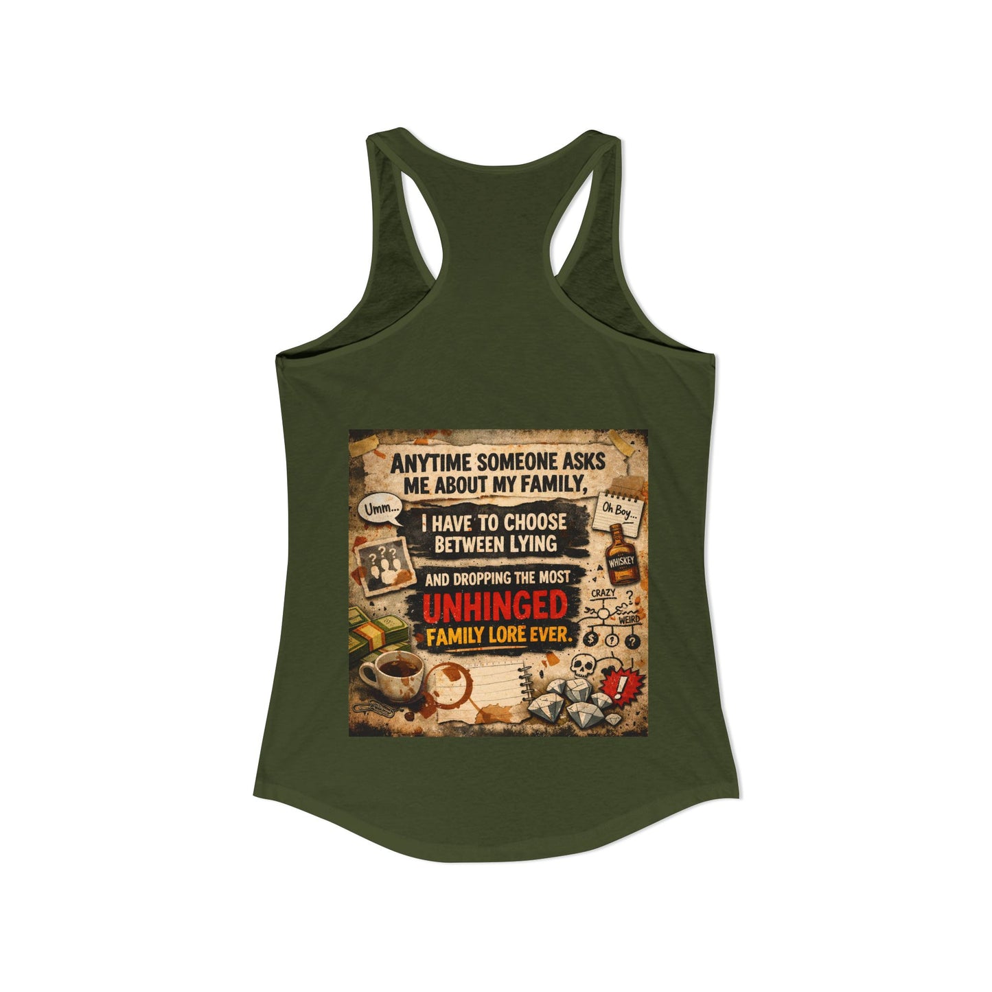 Unhinged Family Women's Racerback Tank