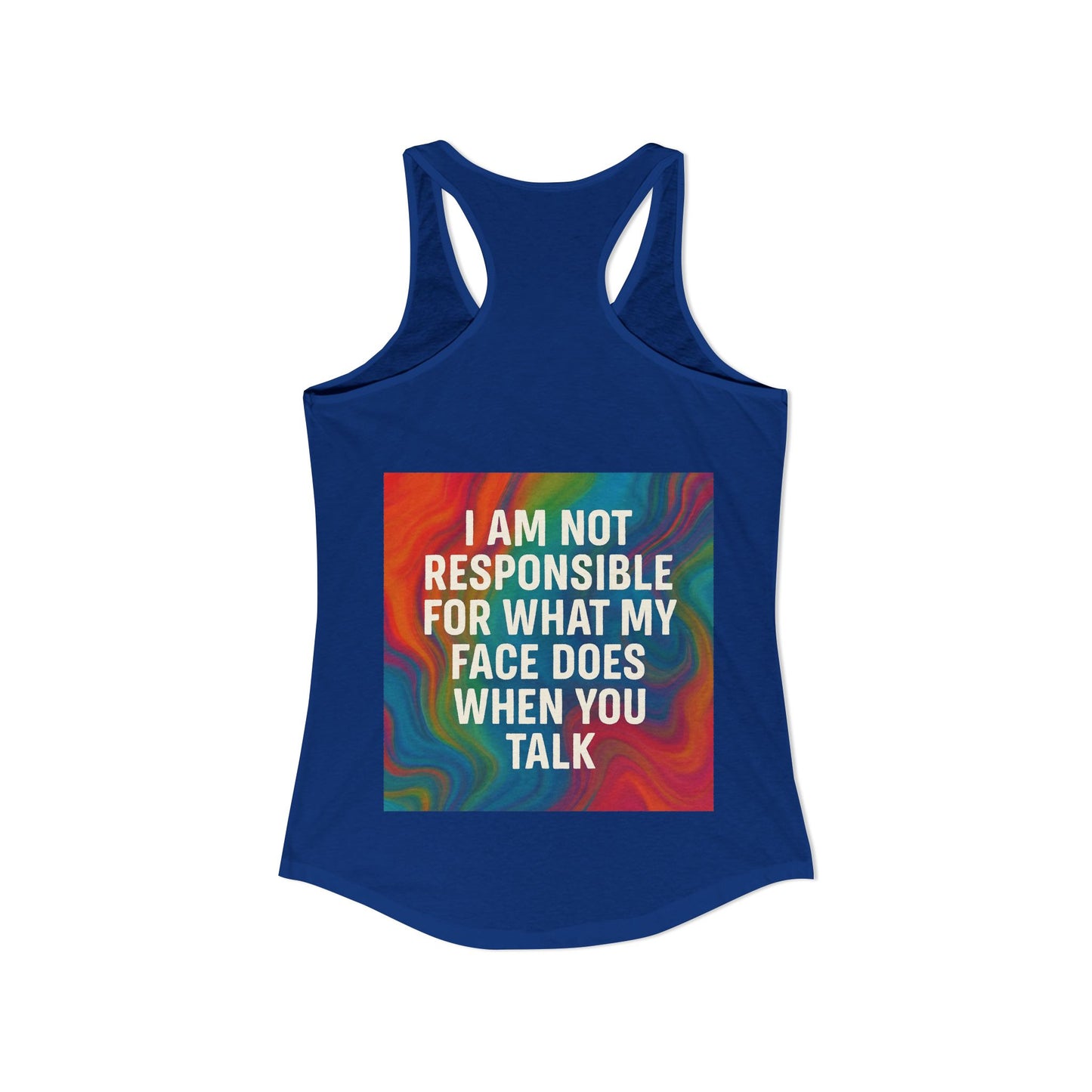 When You Talk Women's Racerback Tank