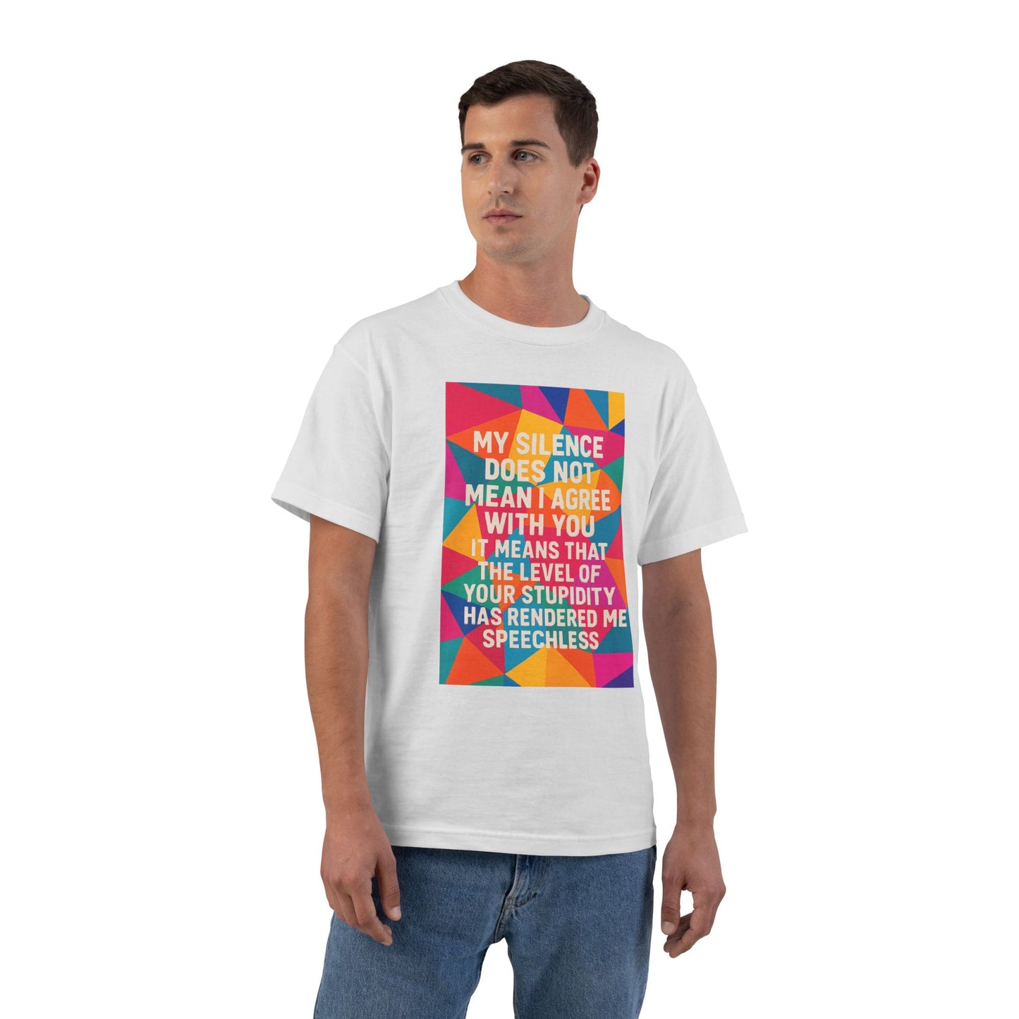 Speechless Men's Short-Sleeve Crewneck Tee