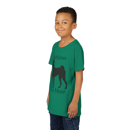 Barkless Not Mute Youth Unisex Short Sleeve Crewneck Tee