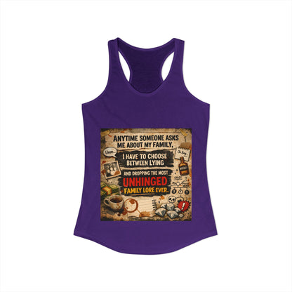Unhinged Family Women's Racerback Tank