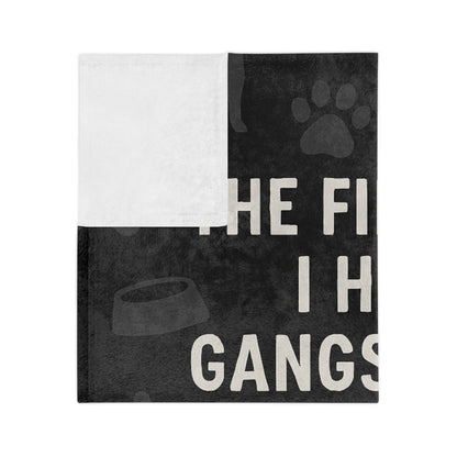 Gangster Rap Velveteen Microfiber Blanket