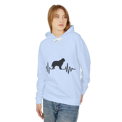 My Heart Beats For Newfies Unisex Lightweight Hoodie