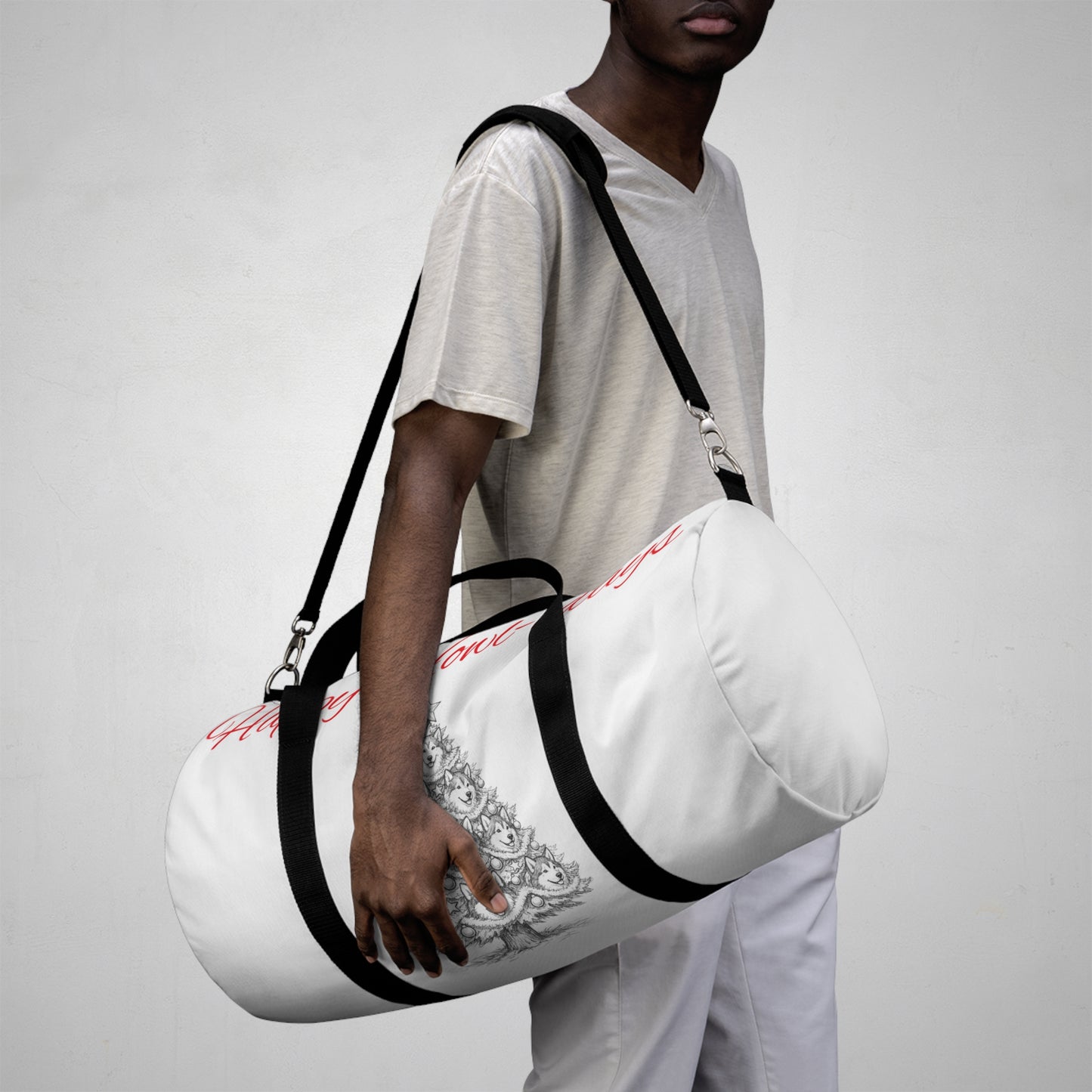 Happy Howl-idays Duffel Bag