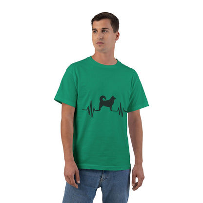 My Heart Beats For Malamutes Men's Short-Sleeve Crewneck Tee