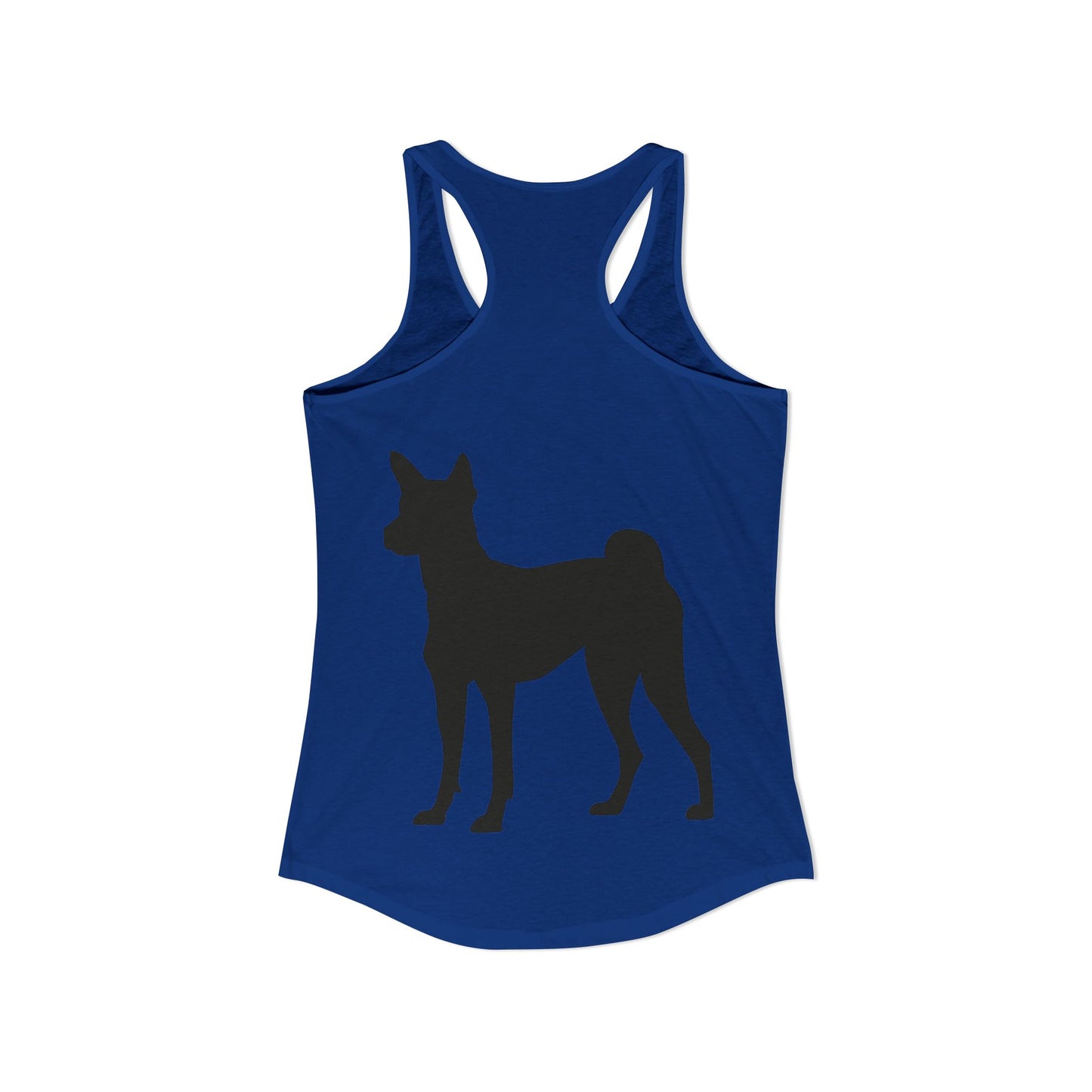 Basenji Silhouette Women's Racerback Tank