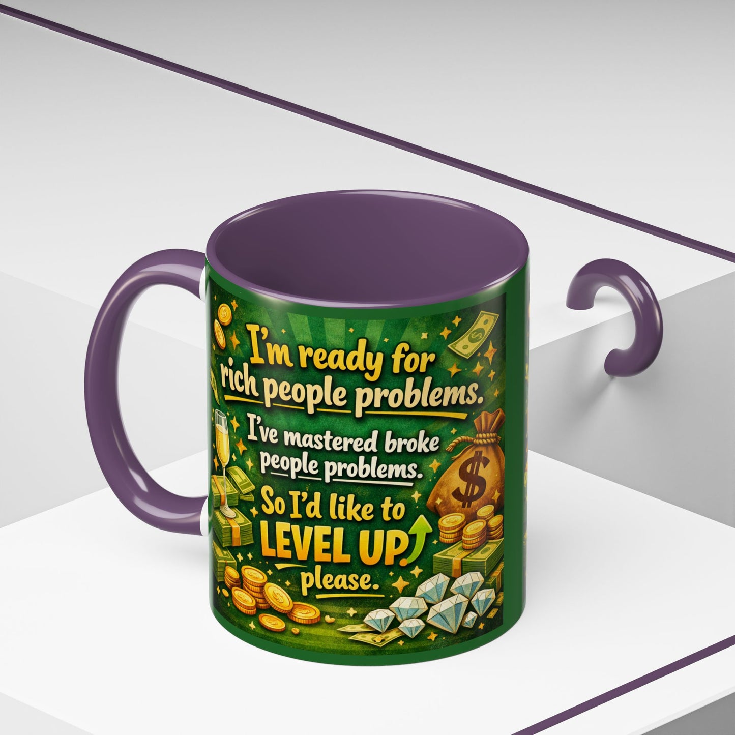 Level Up 2-Tone Coffee Mug