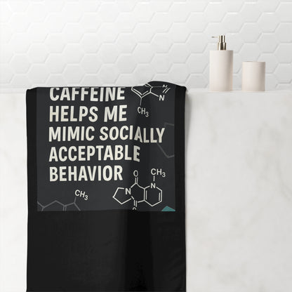 Socially Acceptable Mink-Cotton  Beach Towel