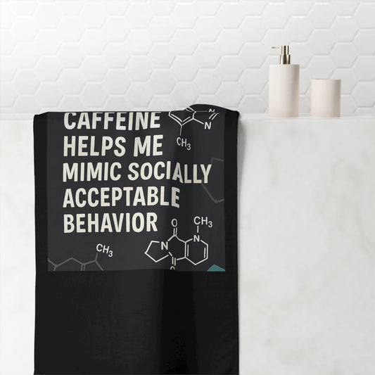 Socially Acceptable Mink-Cotton  Beach Towel