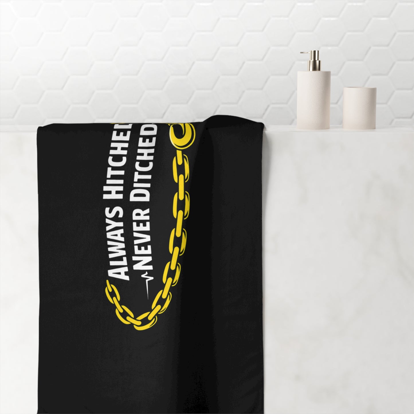 Always Hitched Mink-Cotton  Beach Towel