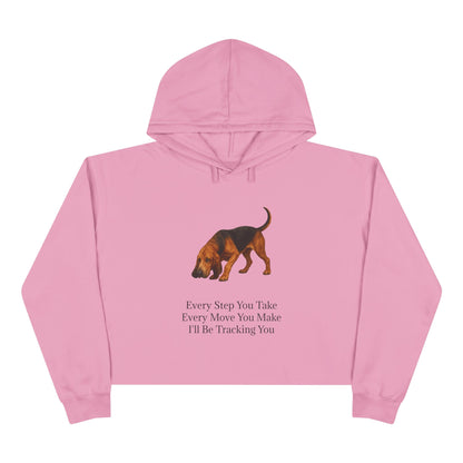 Tracking You Women's Crop Hoodie
