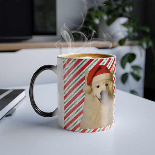 Santa Paws Samoyed Color Changing Mug
