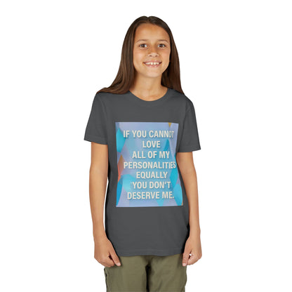 All Of My Personalities Youth Unisex Short Sleeve Crewneck Tee