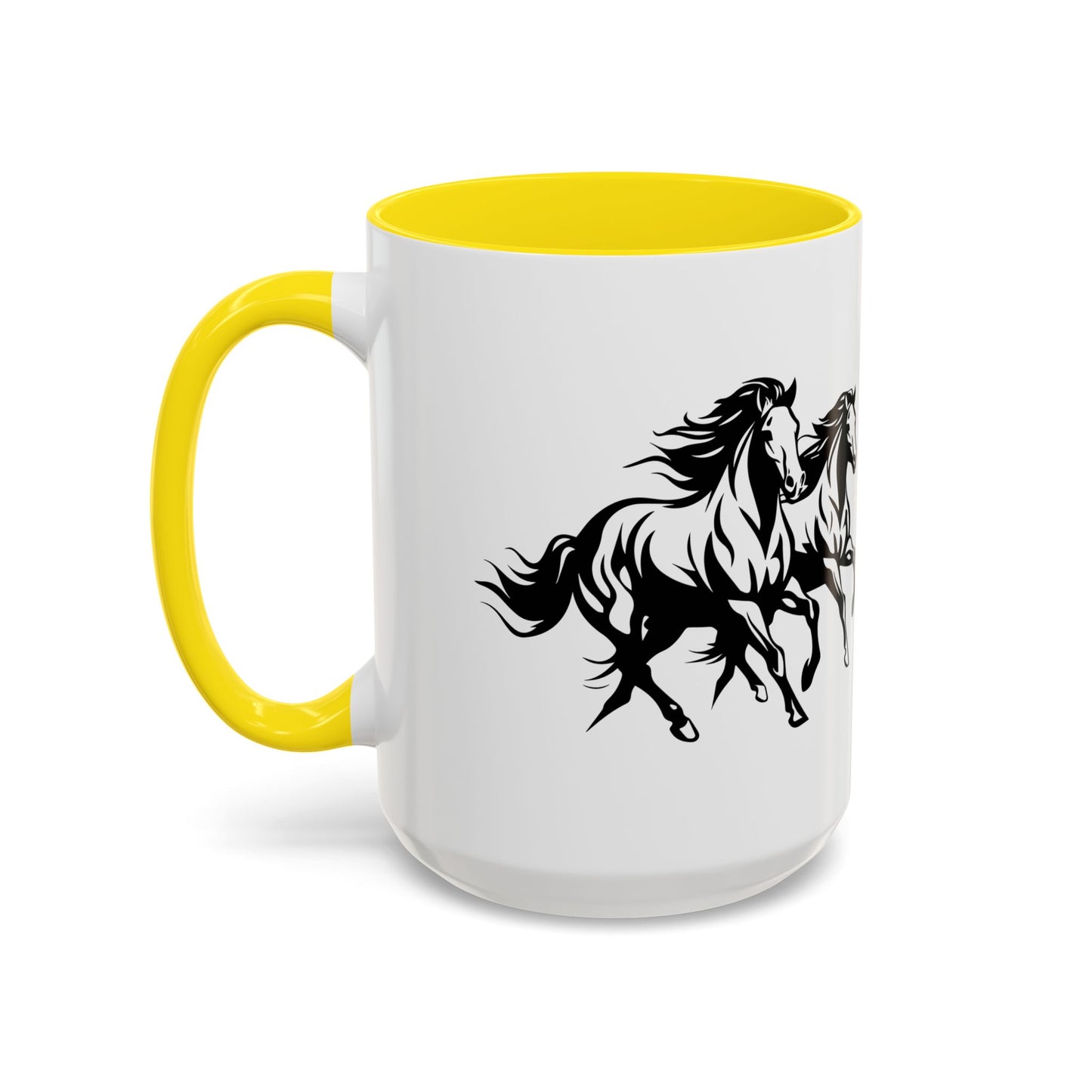 Horsin' Around 2-Tone Coffee Mug