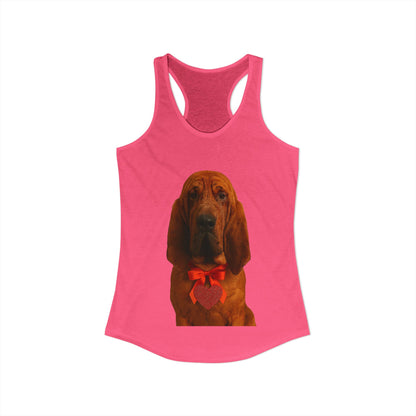 Cupid's Companion Bloodhound Women's Racerback Tank