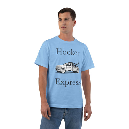 H**ker Express Wheel Lift Tow Truck Men's Short-Sleeve Crewneck Tee