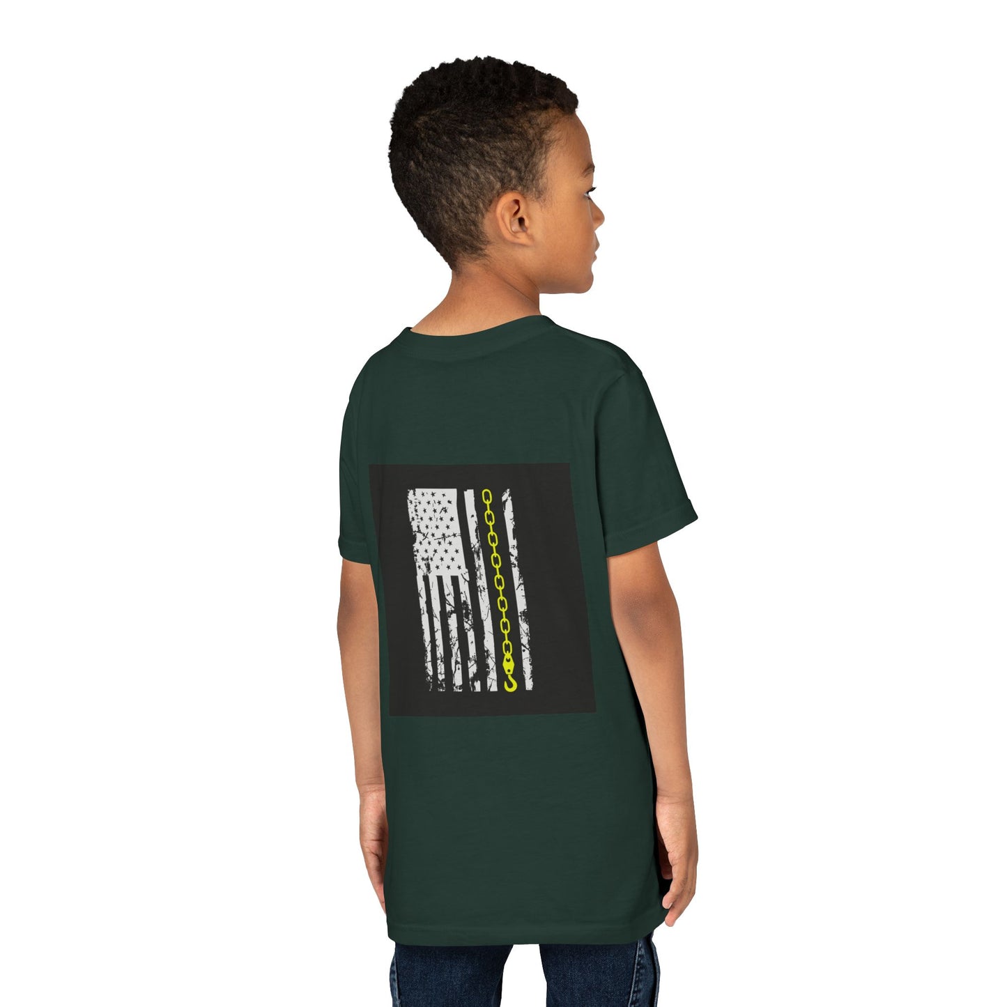 Thin Yellow Line Youth Unisex Short Sleeve Crewneck Tee