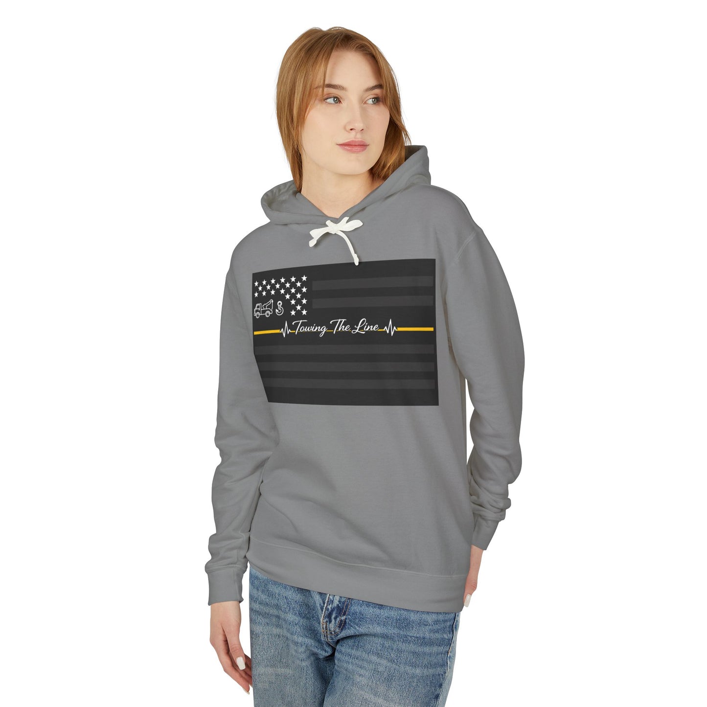Thin Yellow Line Unisex Lightweight Hoodie