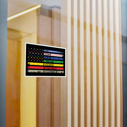 First Responder Vinyl Decal