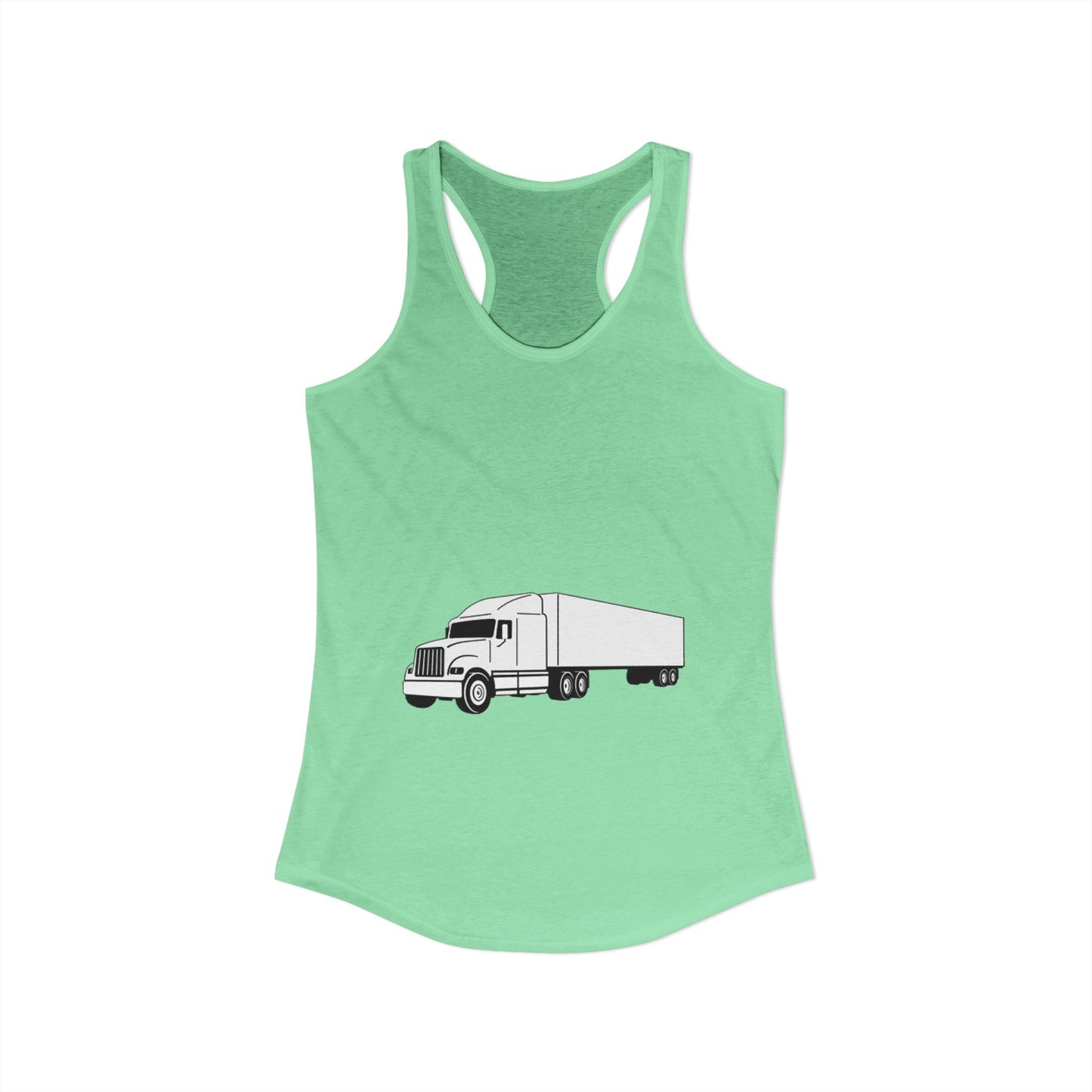 Semi Truck Women's Racerback Tank