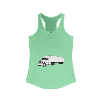 Semi Truck Women's Racerback Tank