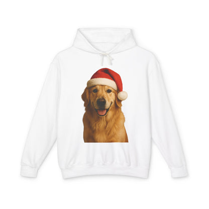 Santa Paws Golden Unisex Lightweight Hoodie