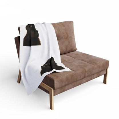 Newfie Head Arctic Fleece Blanket