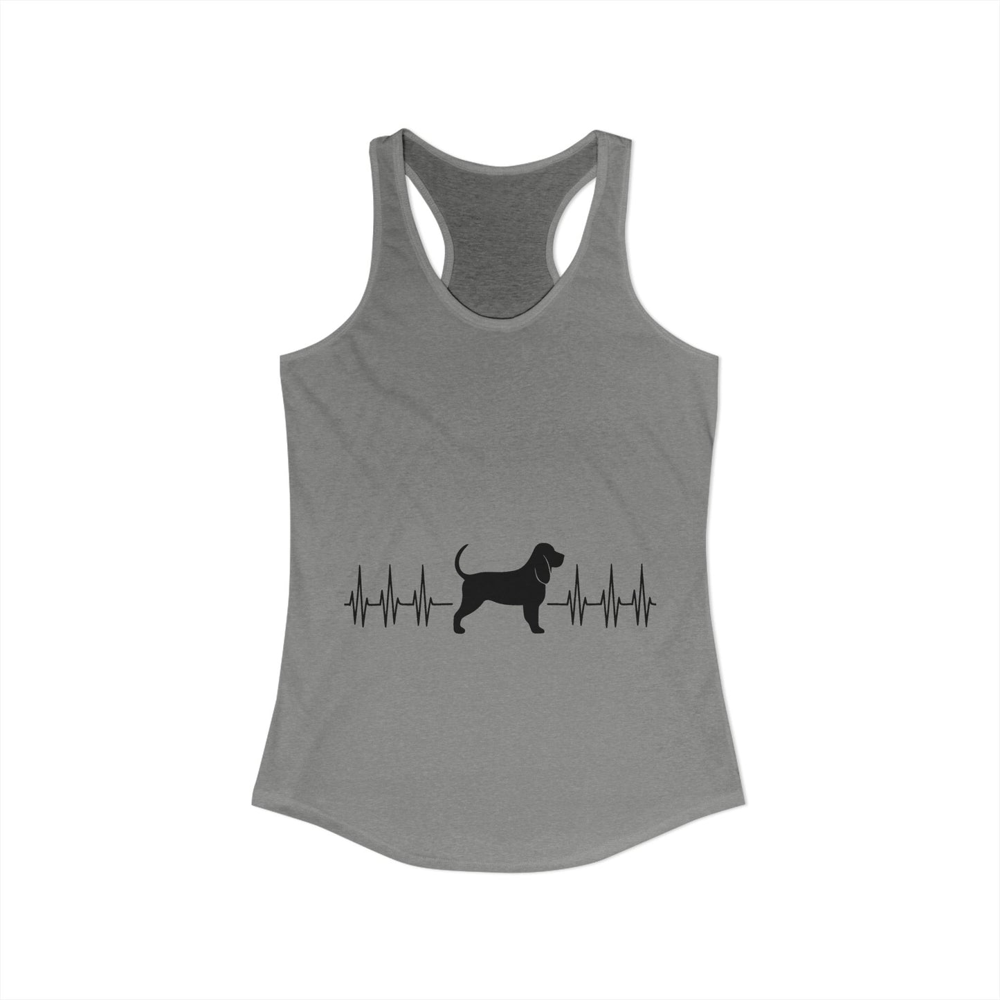 My Heart Beats For Bloodhounds Women's Racerback Tank
