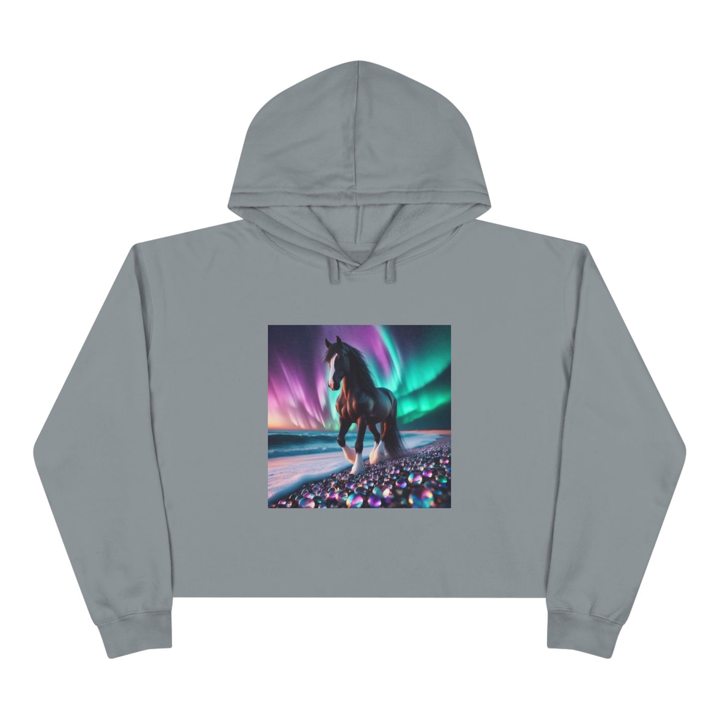 Midnight Magic Women's Crop Hoodie