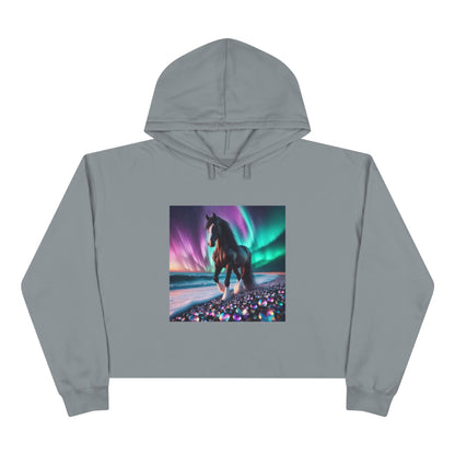 Midnight Magic Women's Crop Hoodie