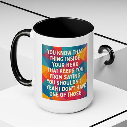 No Filter 2-Tone Coffee Mug