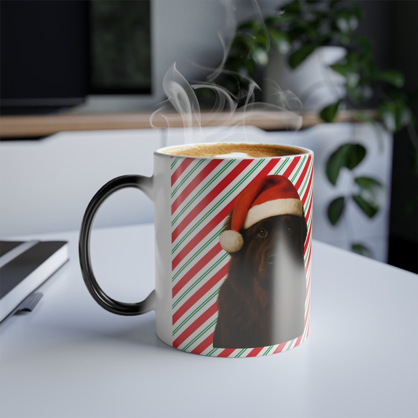 Santa Paws Newfie Color Changing Mug
