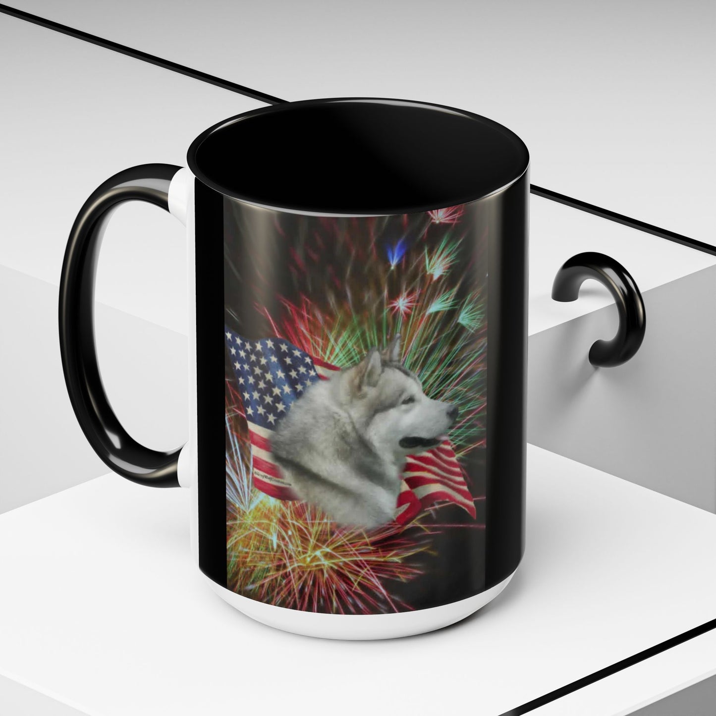 American Malamute 2-Tone Coffee Mug