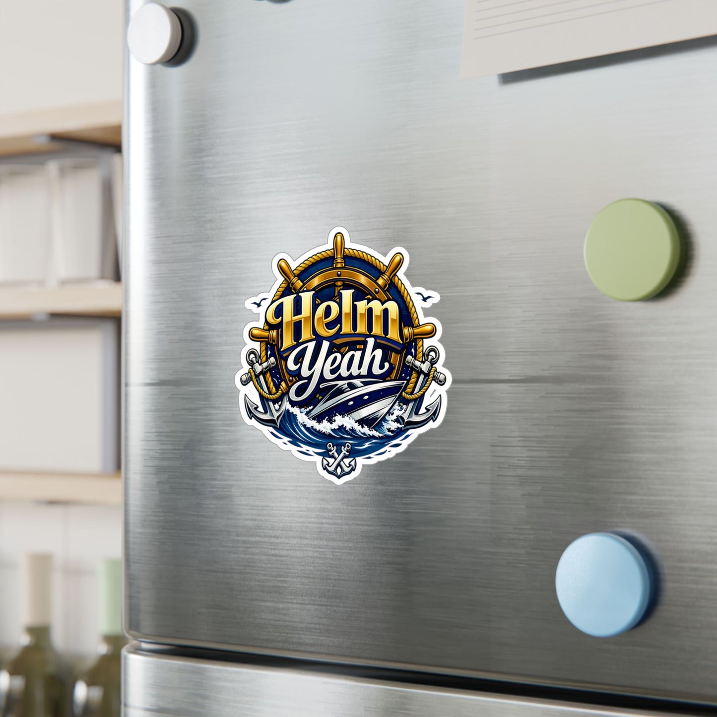 Helm Yeah Vinyl Decal