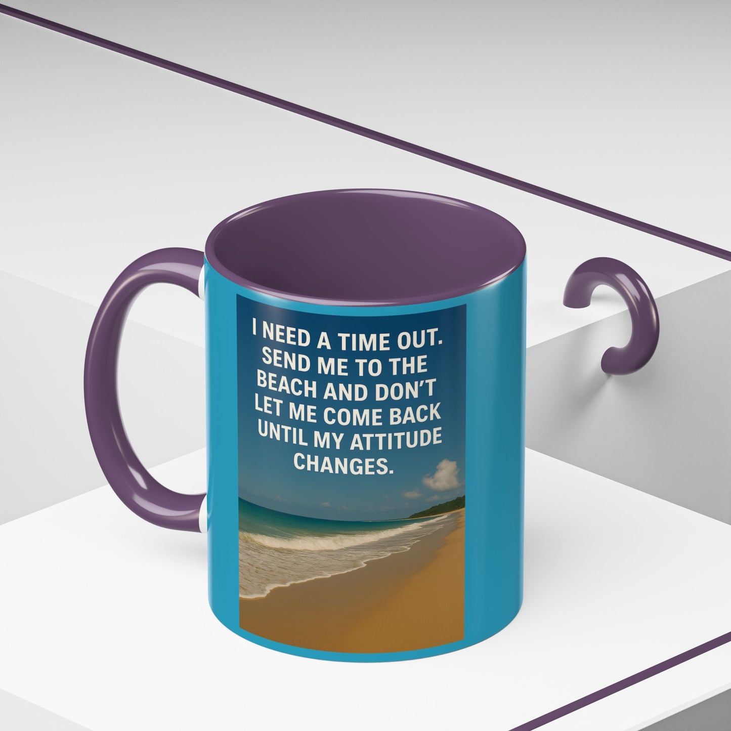 Time Out 2-Tone Coffee Mug