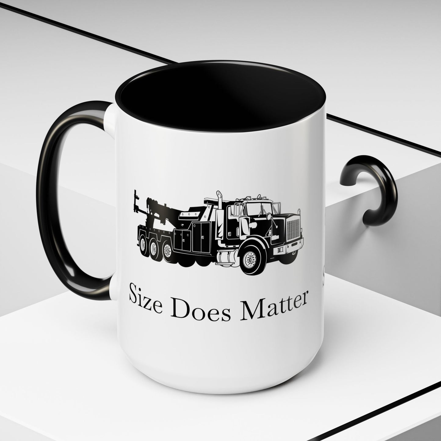 Size Does Matter 2-Tone Coffee Mug