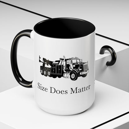 Size Does Matter 2-Tone Coffee Mug