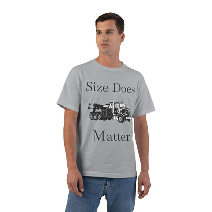 Size Does Matter Men's Short-Sleeve Crewneck Tee