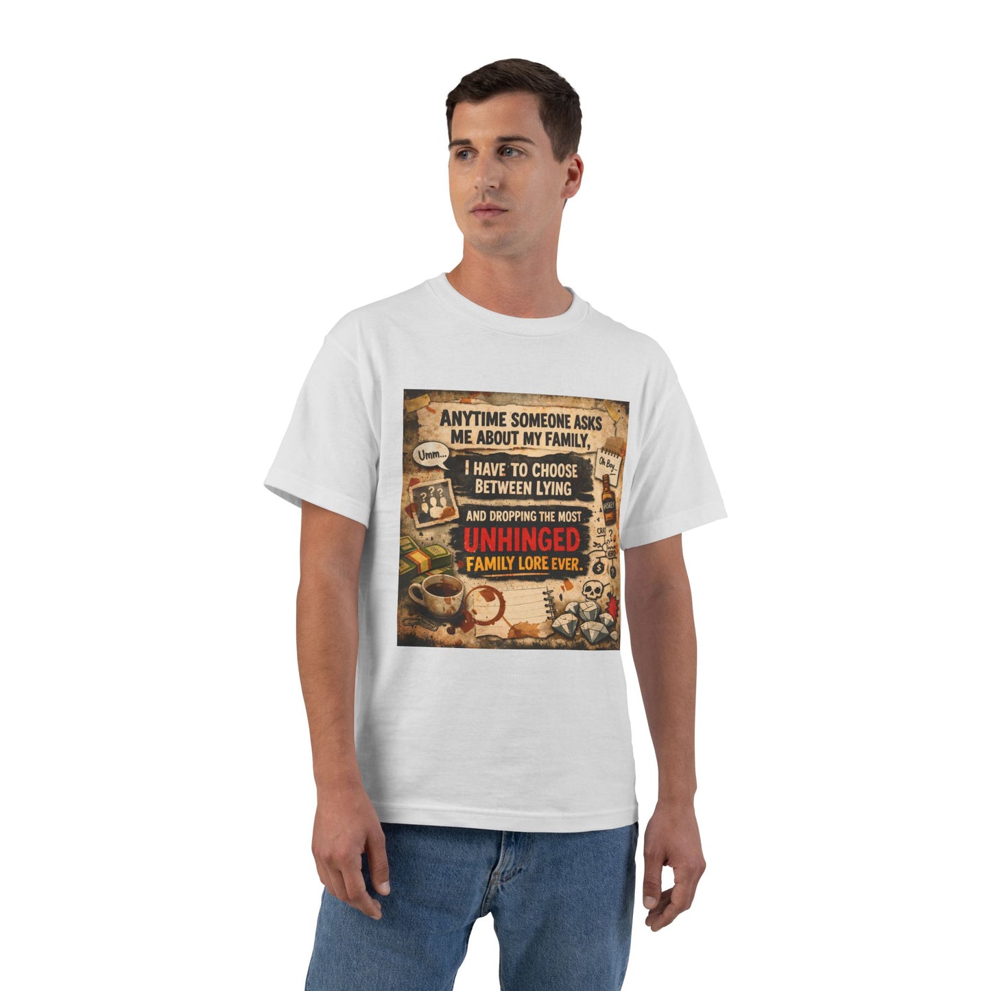 Unhinged Family Men's Short-Sleeve Crewneck Tee