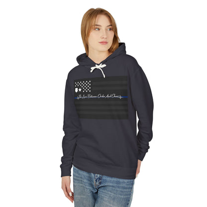 Thin Blue Line Unisex Lightweight Hoodie