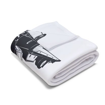 Flatbed Tow Truck Arctic Fleece Blanket
