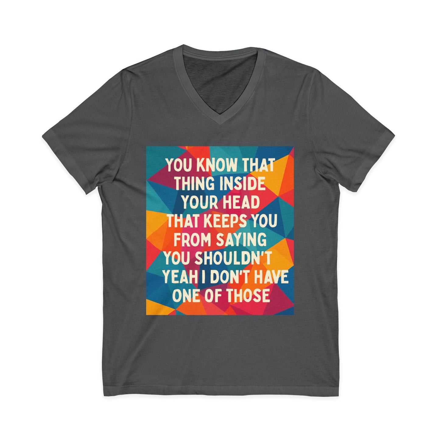 No Filter Unisex Short Sleeve V-Neck Tee