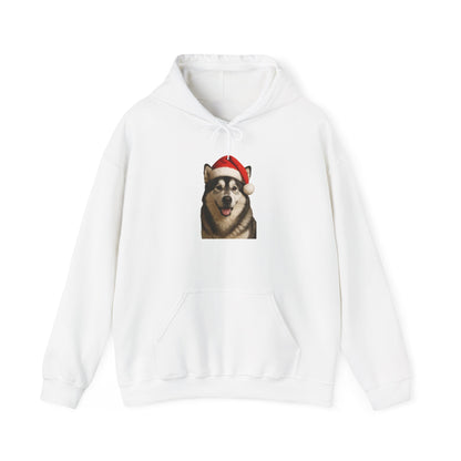 Santa Paws Malamute Unisex Hoodie